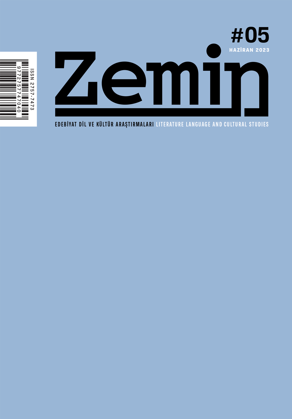 					View No. 5 (2023): Zemin
				